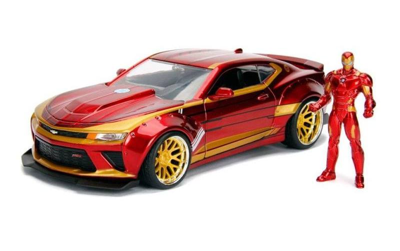 Sportwagen Marvel 2016 Chevy Camaro SS 1:24Ironman - 2016 Chevy Camaro SS Sammlermodell im Massstab 1:24
