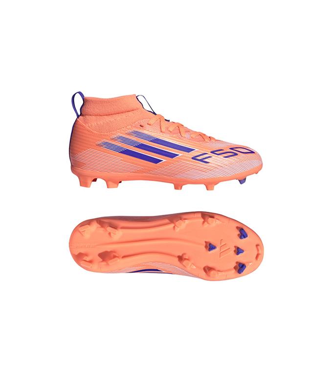 adidas F50 LEAGUE FG/MG MID J JI3548 BEAORA-LUCBLU-FTWWHT