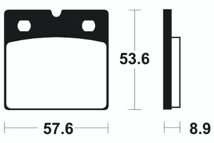 Plaquettes de freins Tecnium Performance métal fritté - MF140