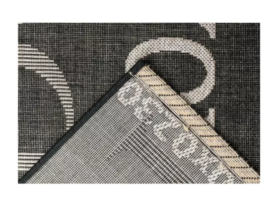 Tapis 170x120cm, design F115A coloris graphite - Confort et élégance pour votre intérieur