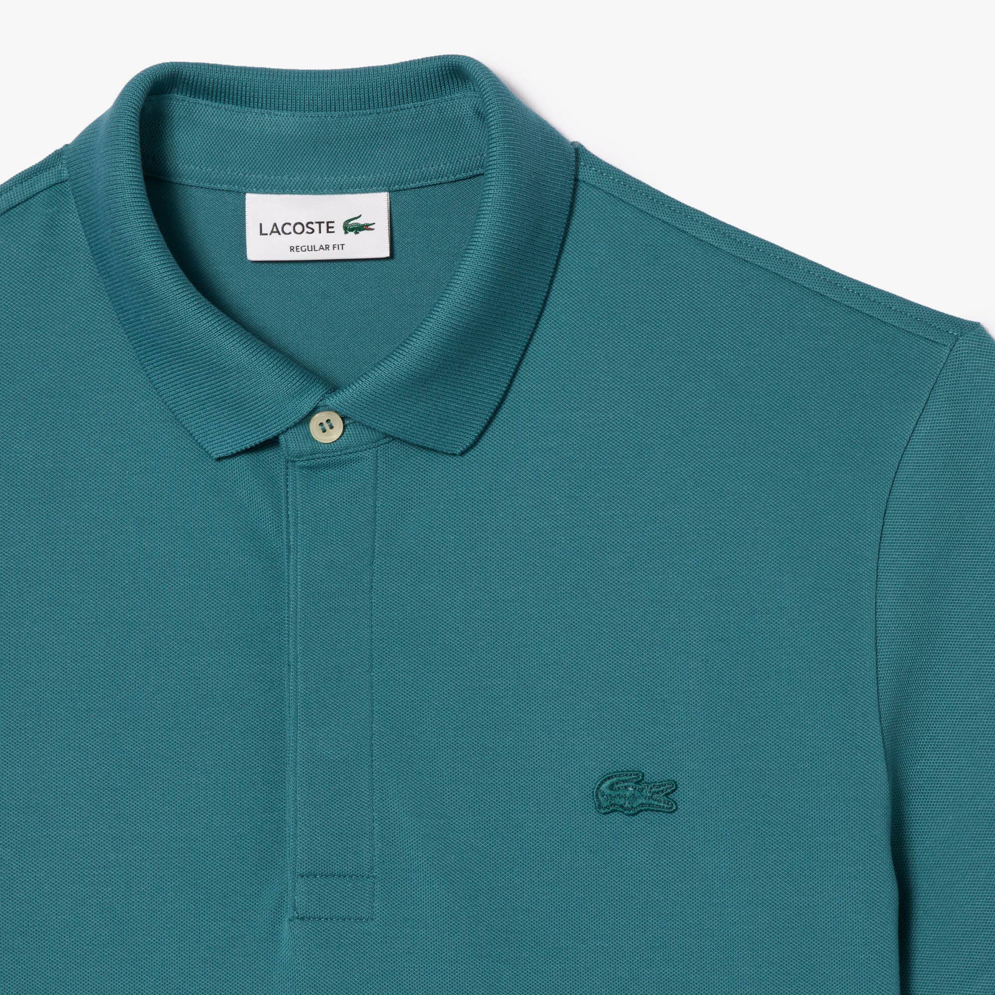 Smart Paris Stretch Cotton Piqué Poloshirt Kurze Ärmel - Blau - Lacoste - Herren