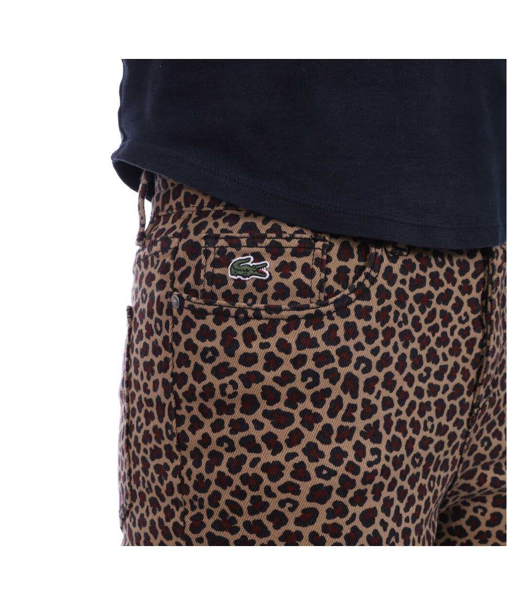 Pantalon léopard femme LACOSTE HF9006