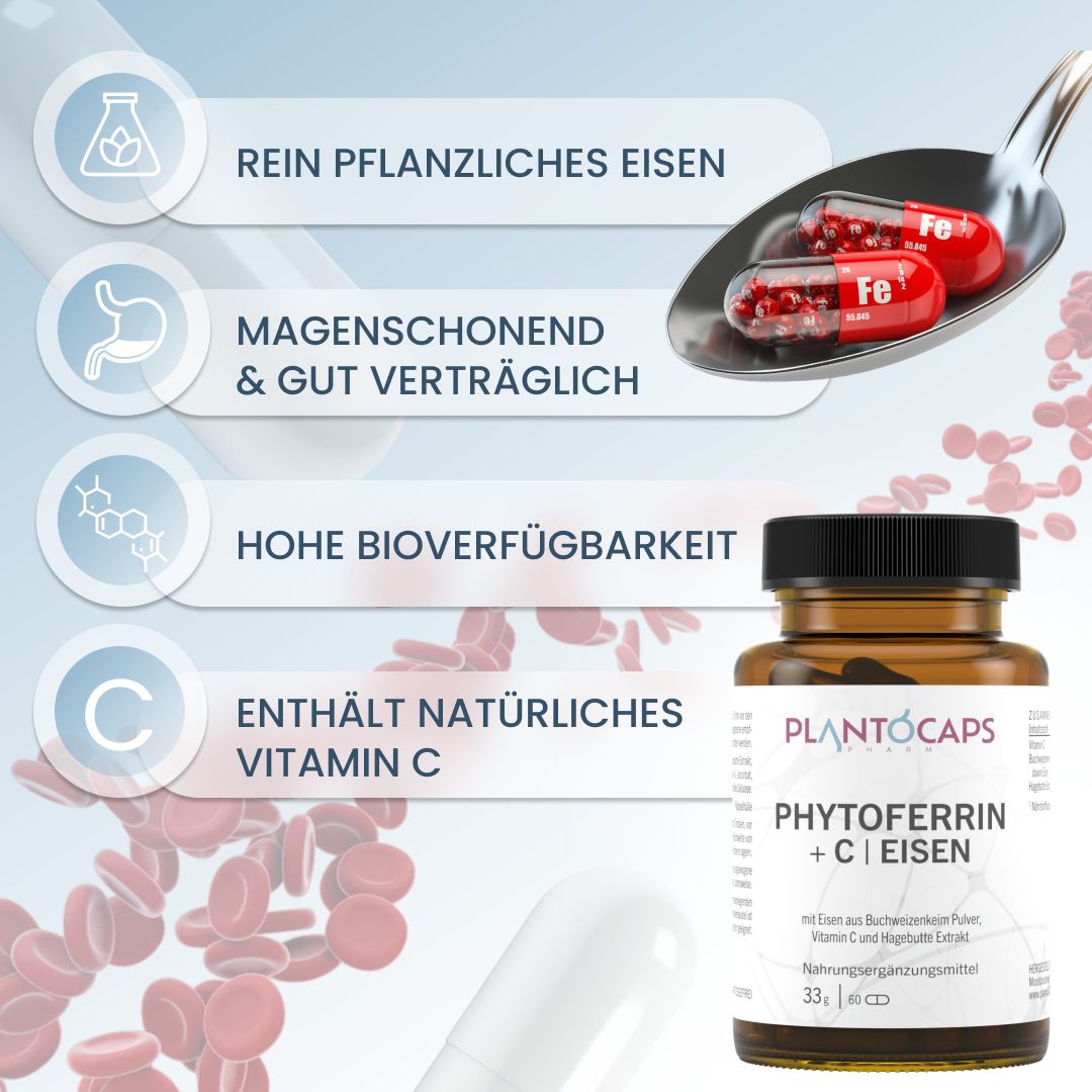 plantoCAPS® PHYTOFERRIN +C | EISEN PUR