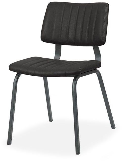 Eetkamerstoel Zwart HU-77.041 Gusto B46 x D56 x H79 cm
