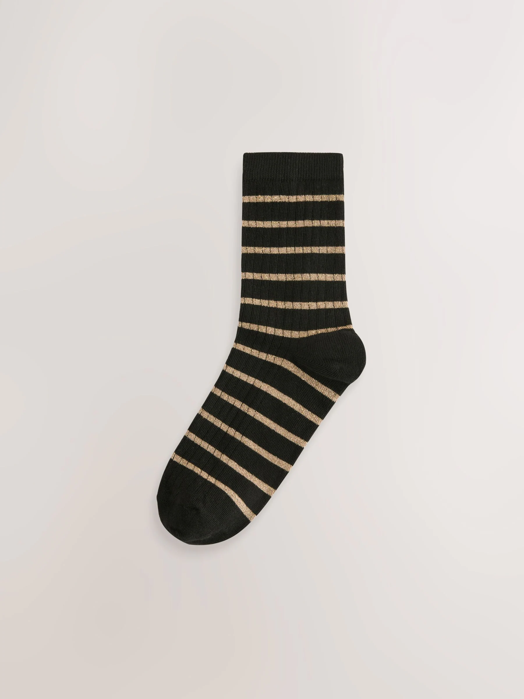 Neutraal - Sparkle Stripe Ankle Socks 3 Pack