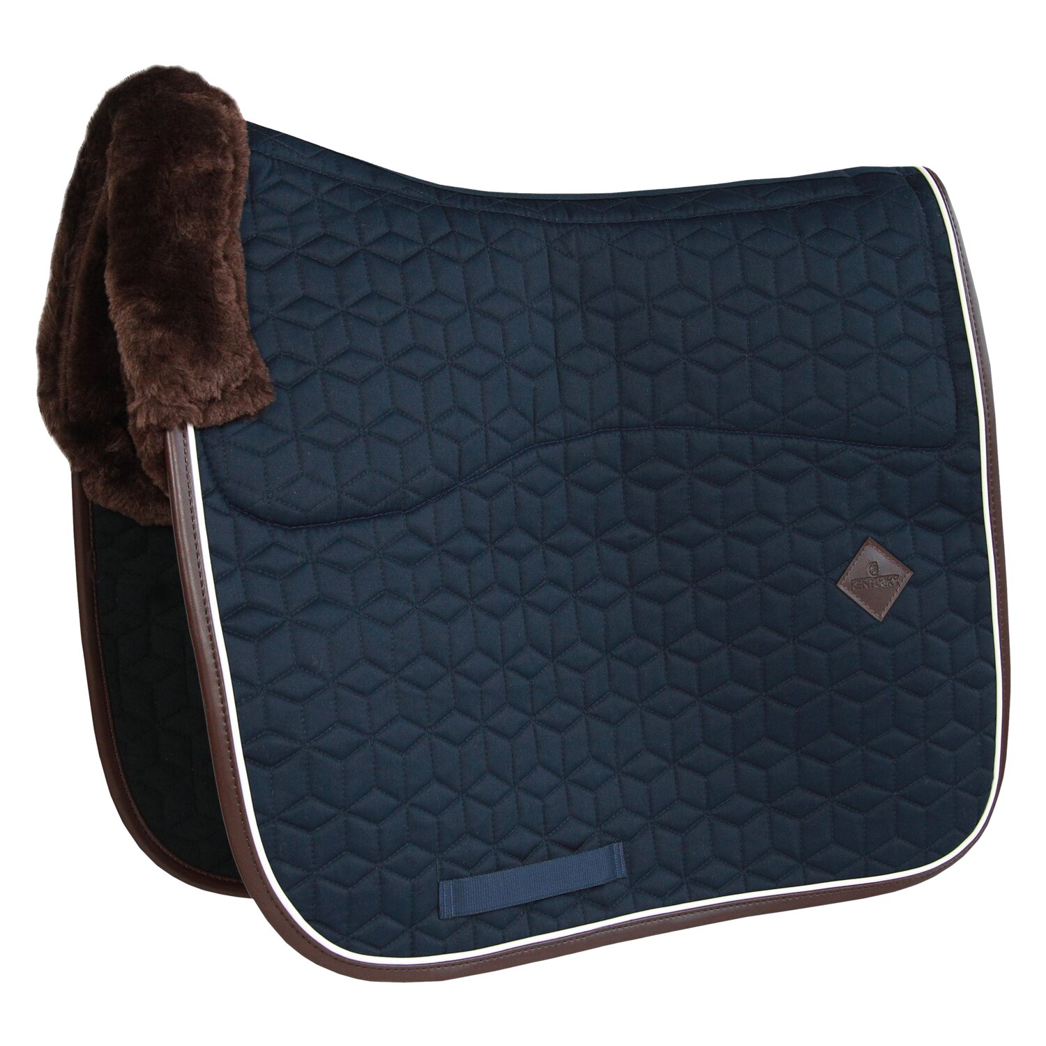 KENTUCKY Saddle Pad Skin Friendly - navy