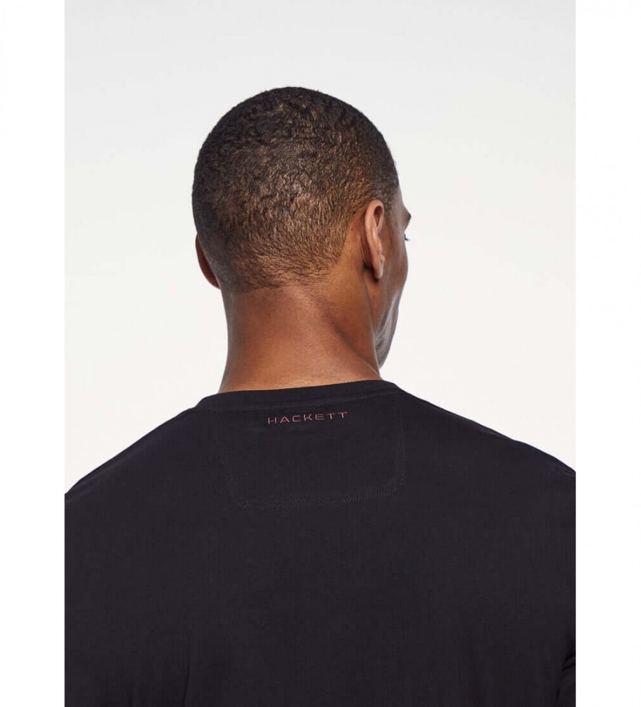 Camiseta Hackett Emboss preta