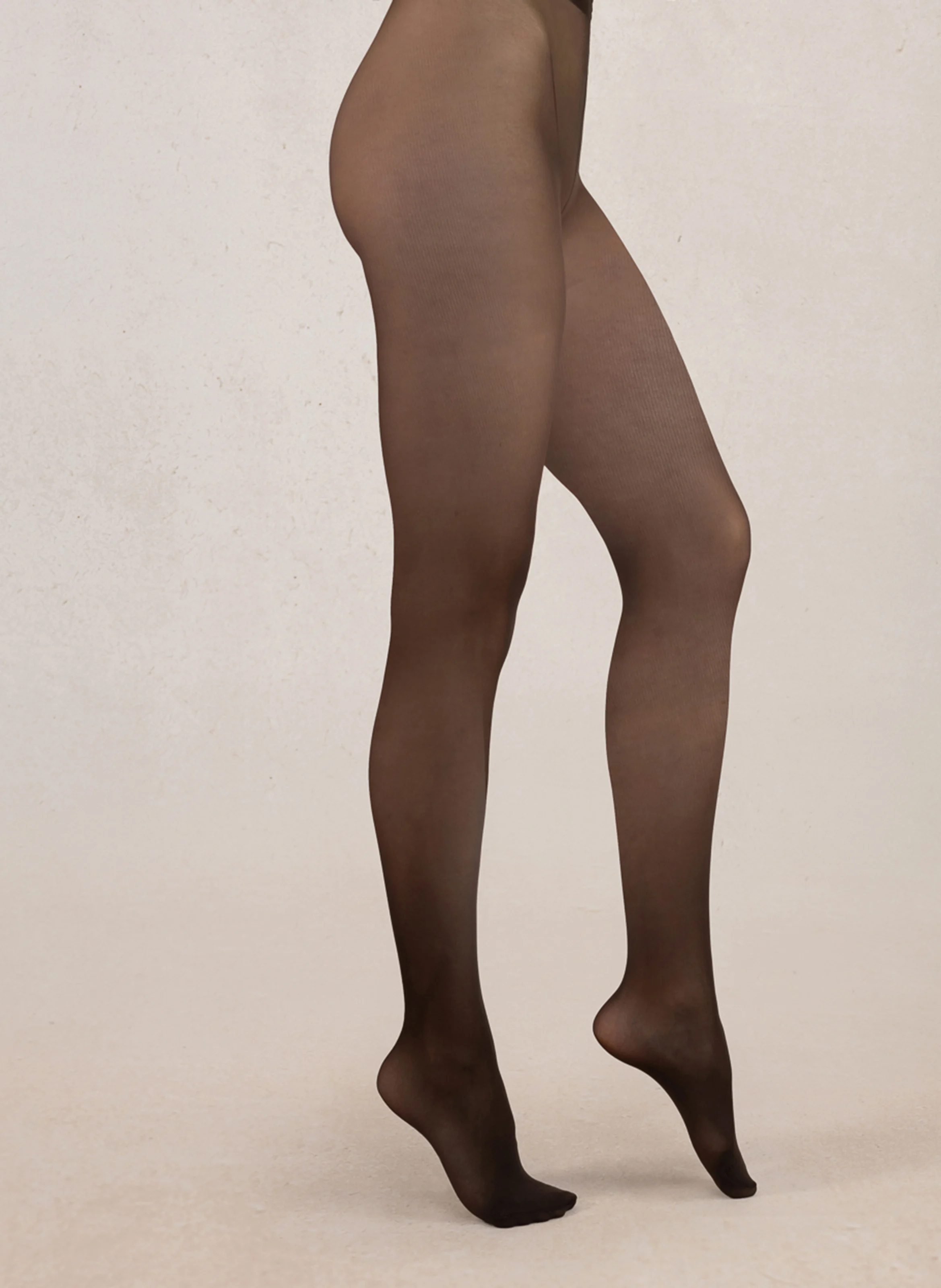 Collants semi-opaques 30D | Marron