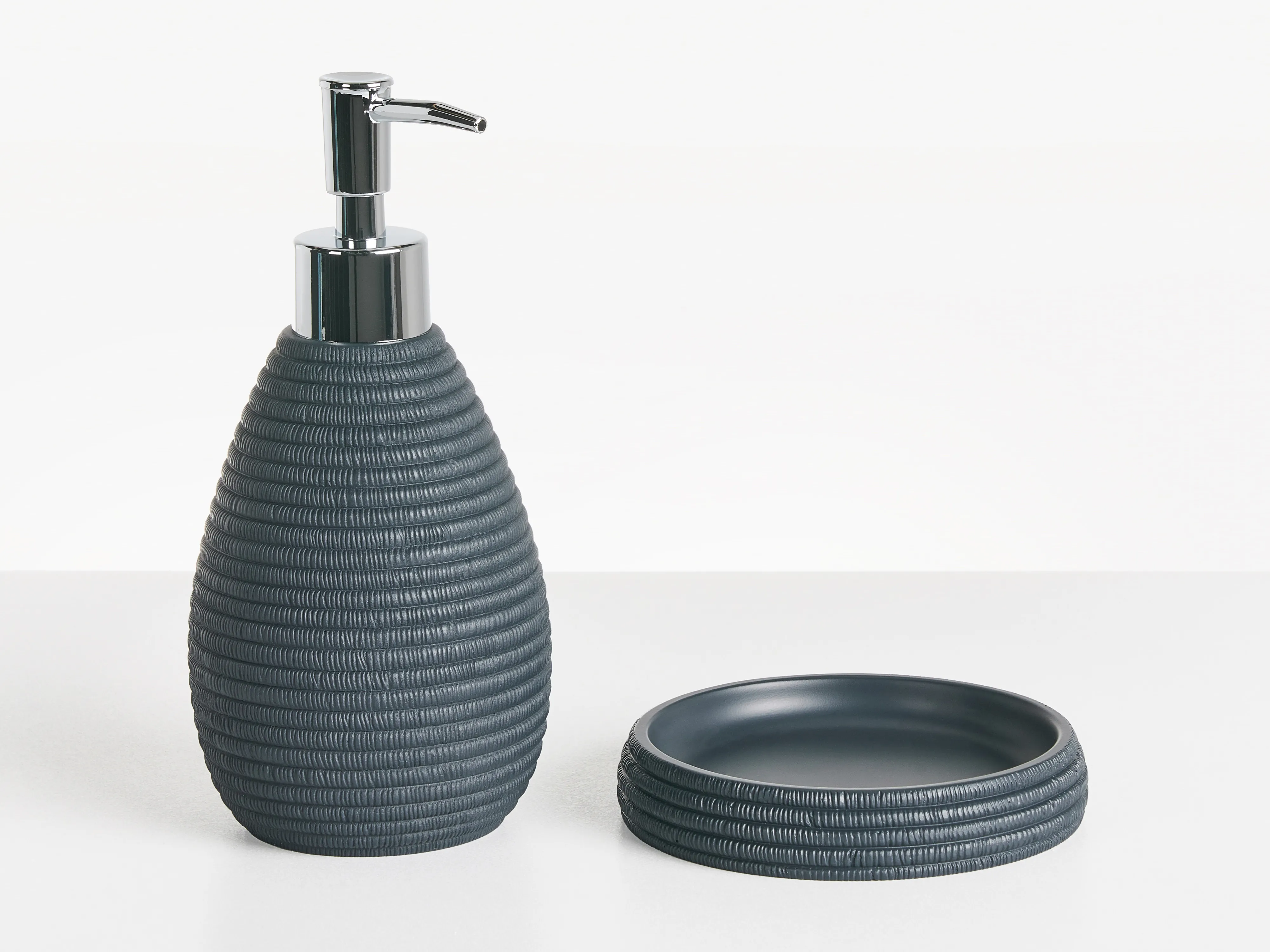 5-delige badkameraccessoireset QUILCA Donkerblauw