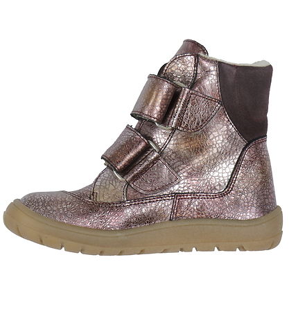 Angulus Winterstiefel - Tex - Sunset/Aubergine Mit Futter/Klettb