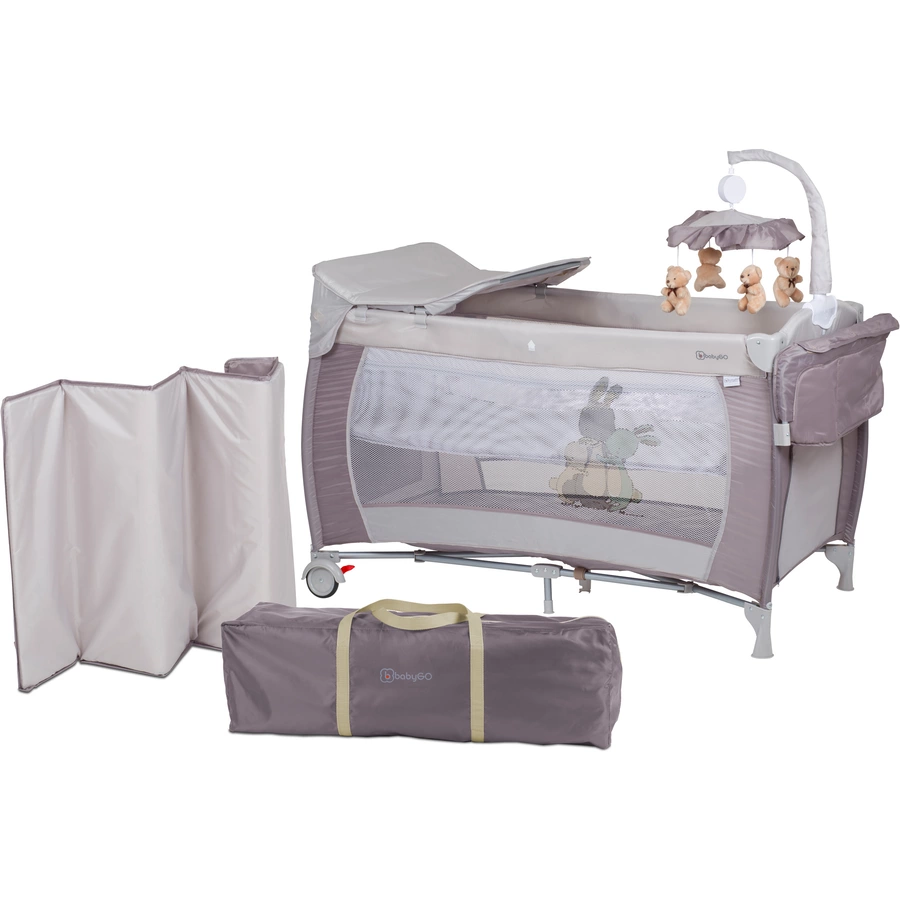 babyGO Reisebett Sleeper delux - beige