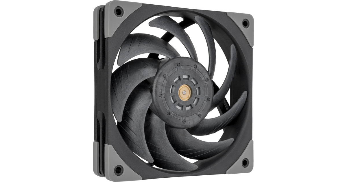 SilverStoneFHL120 case fan  (Zwart, 120 x 120 x 25 mm, PWM)