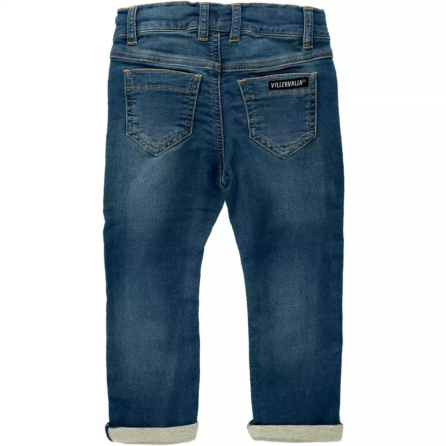 Villervalla Hose Sweat Denim Washed Ink blau