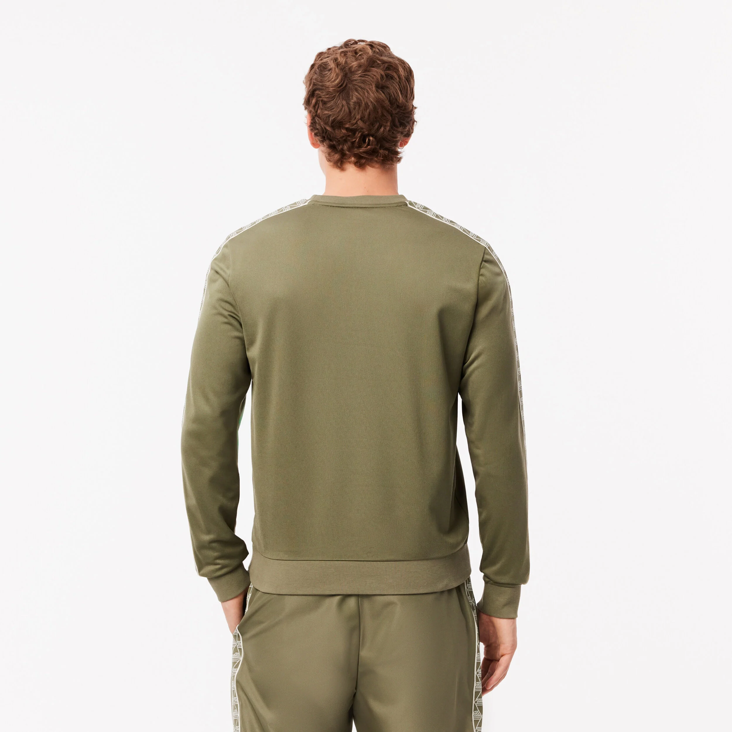 Lacoste Technical Capsule Sweat-shirt Hommes - Kaki