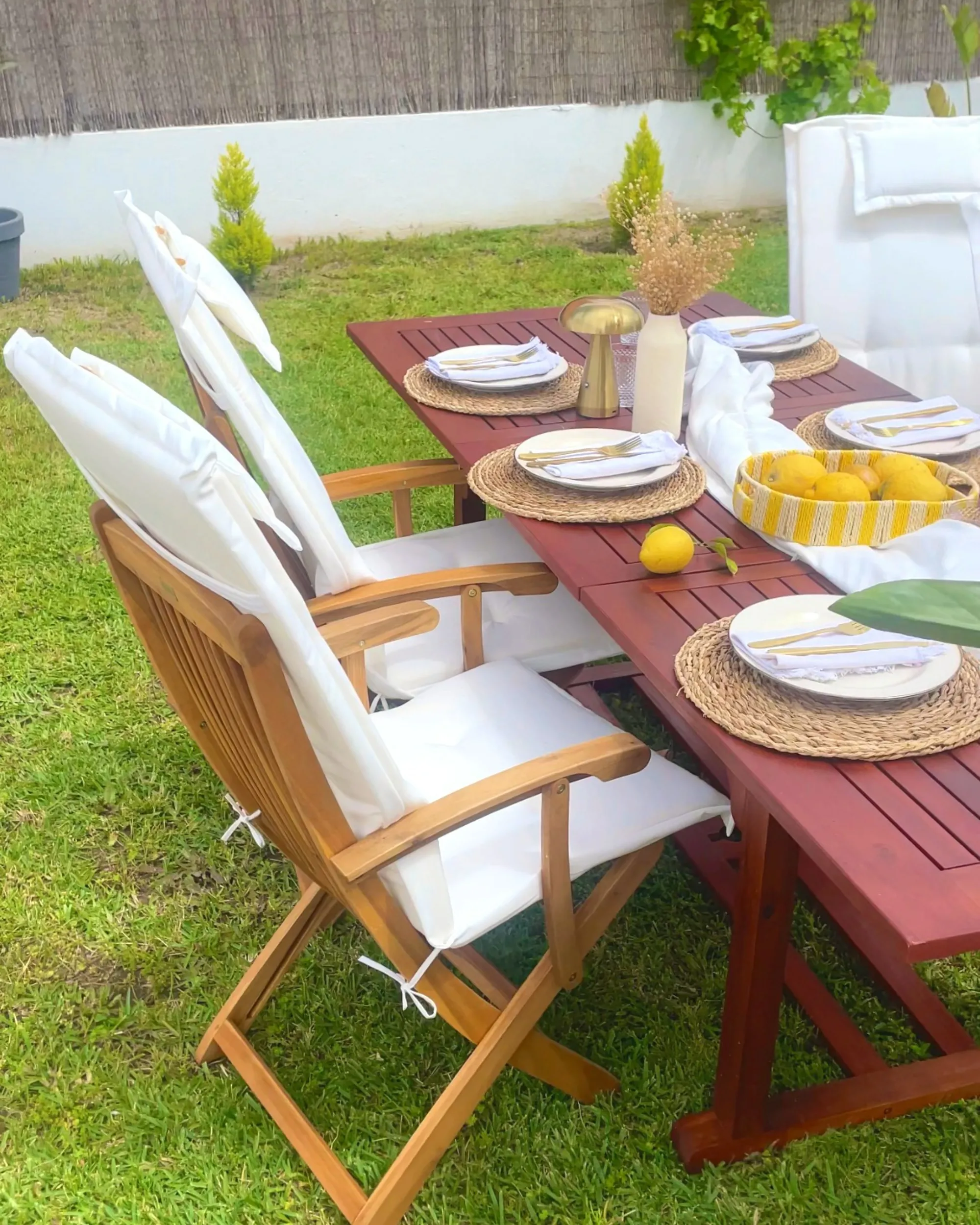 Set van 2 tuinstoelen MAUI II Acaciahout Lichtbruin