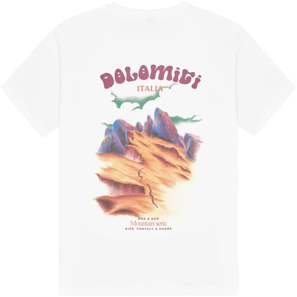 T-shirt PICTURE D&S DOLOMITI TEE NATURAL WHITE