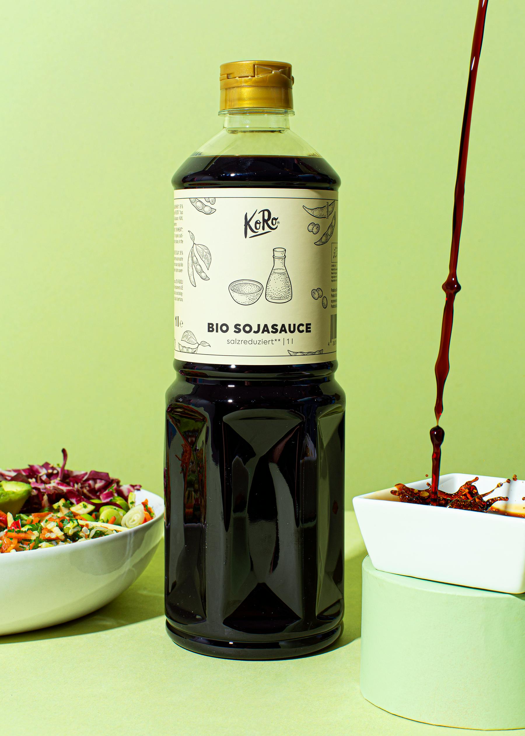 Salzreduzierte Bio Sojasauce 1 L