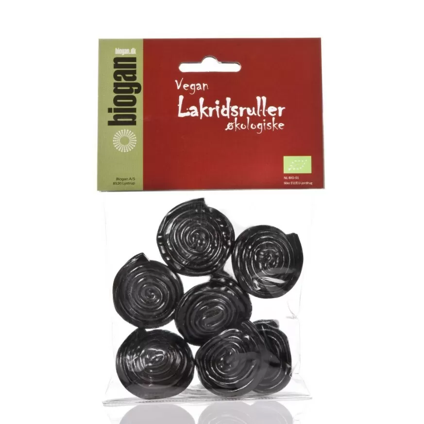 Biogan Lakridsruller Ø - 75 g.