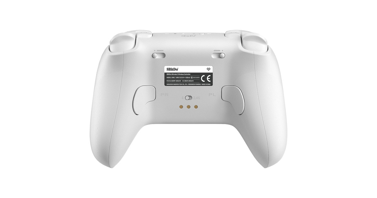 8BitDoUltimate 2 Wireless Controller  (Wit, 2.4 GHz / Bluetooth, USB, Pc)