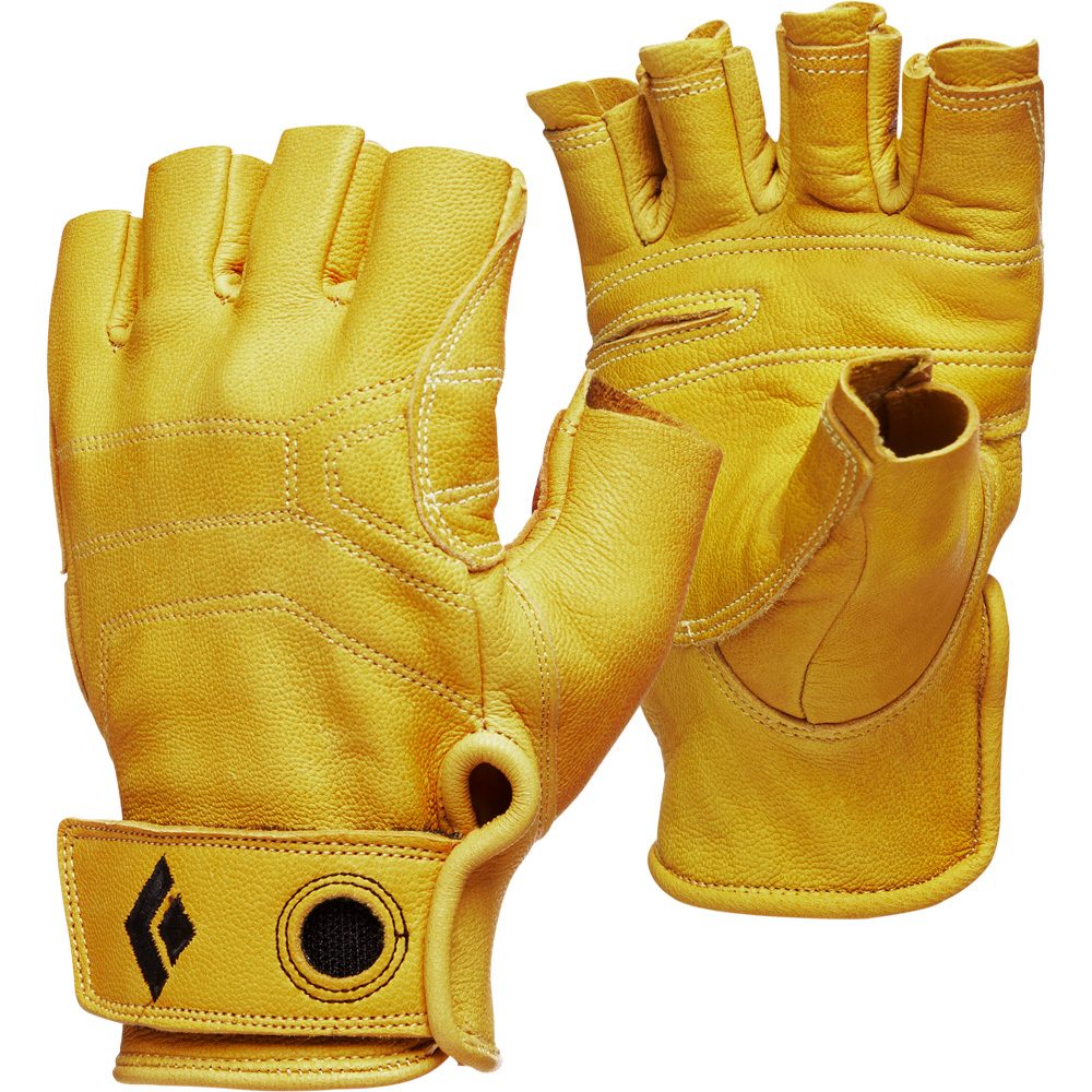 Black Diamond Stone Leder-Kletterhandschuh natural