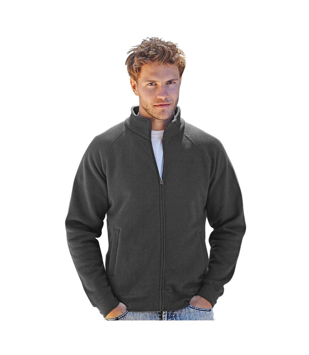 Fruit Of The Loom - Sweatshirt à fermeture zippée - Homme (Graphite clair) - UTRW3165