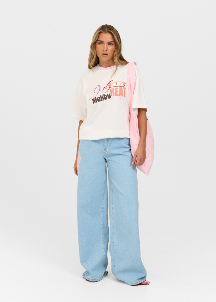 Golden heat t-shirt creme