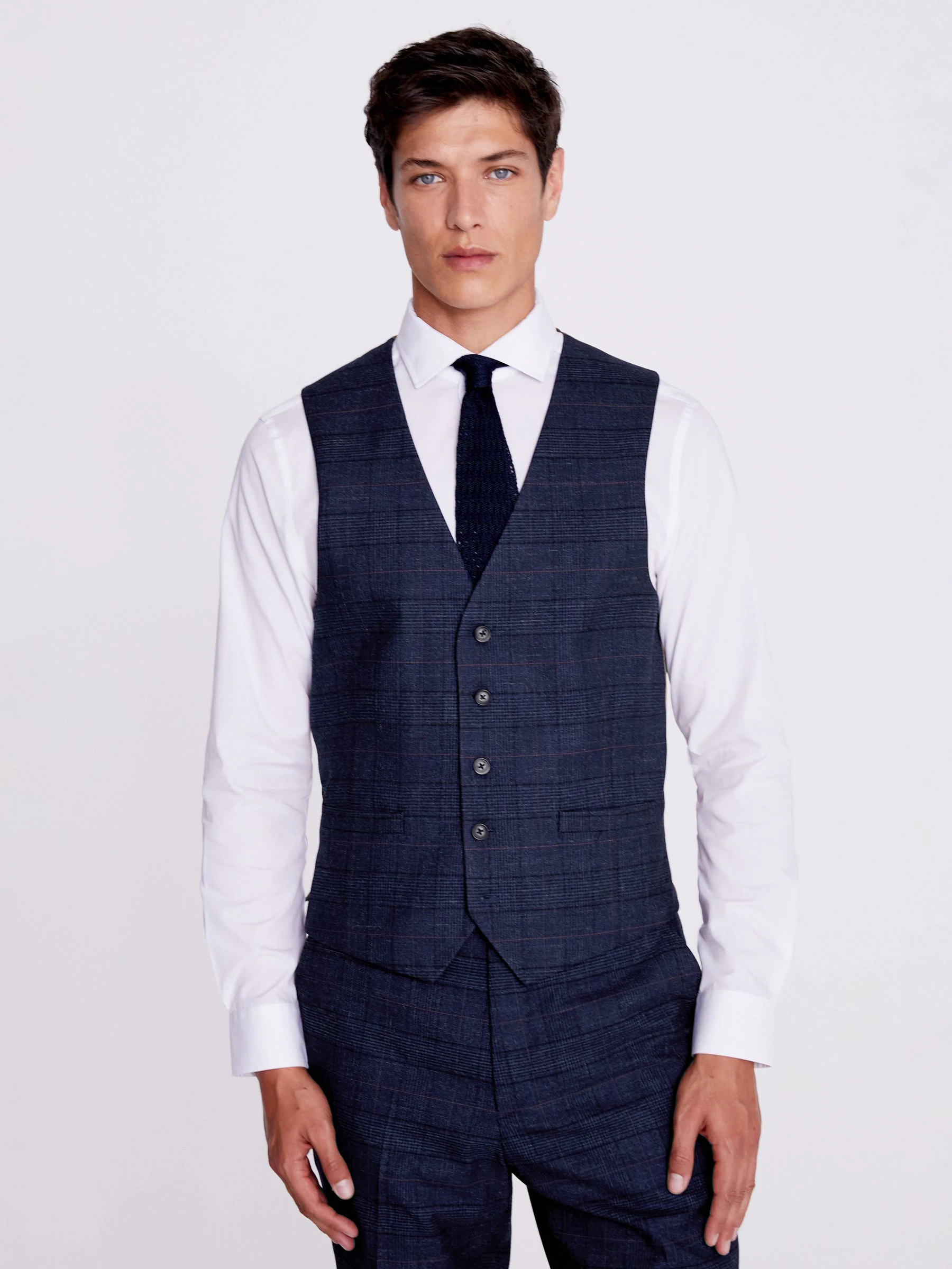 MOSS Check Waistcoat