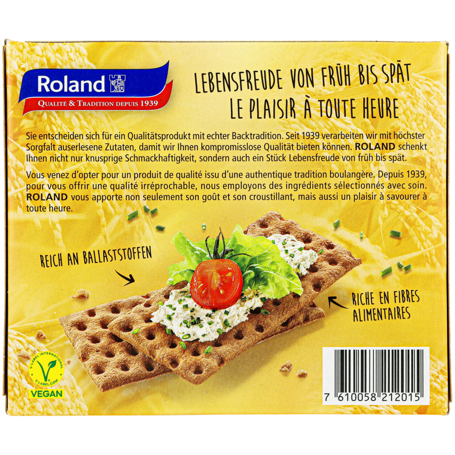 Roland Knäckebrot Hafer