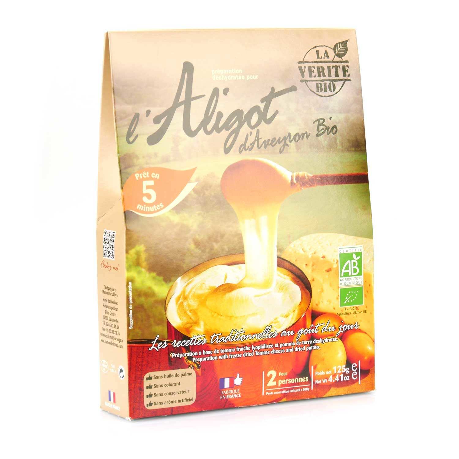 Préparation pour aligot bio - Marie Livinhac