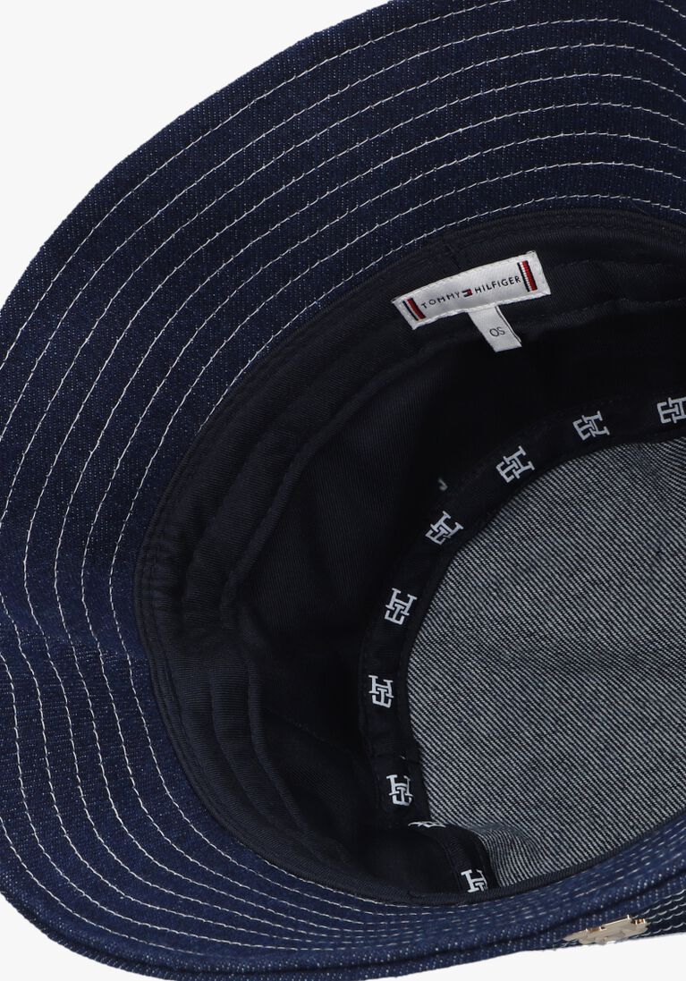 TOMMY HILFIGER blauwe tommy hilfiger hoed th feminine denim blue hat