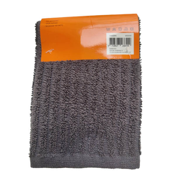 Blokker vaatdoekjes 2st Donker grijs/Blauw