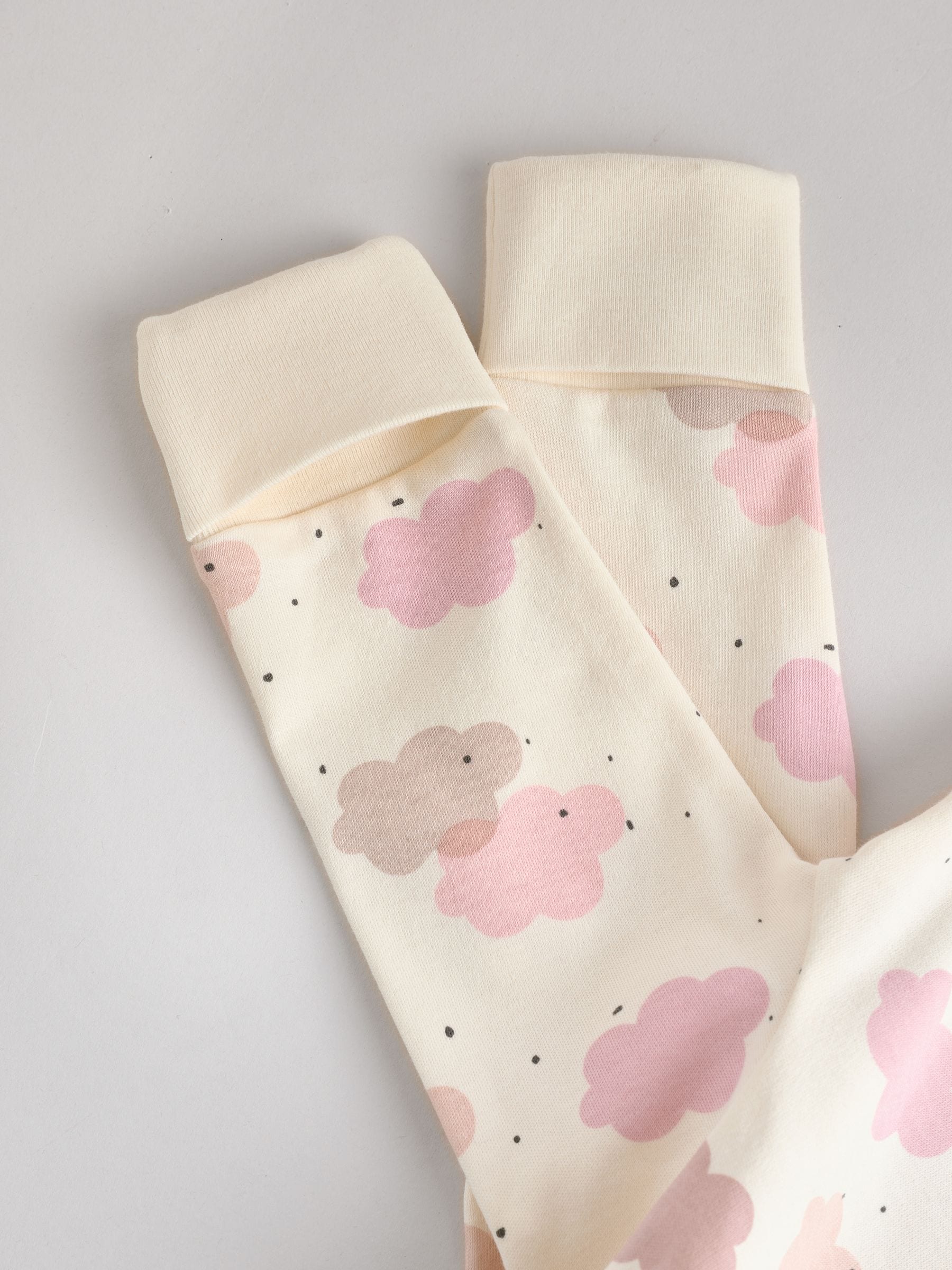 Roze - 4 Pack Baby-pyjama's met tweewegrits (0mnd -3jr)