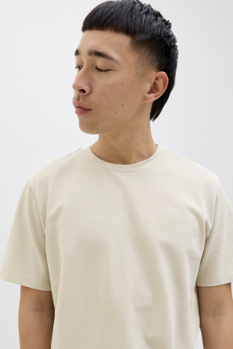 Jack & Jones beige heren t-shirt