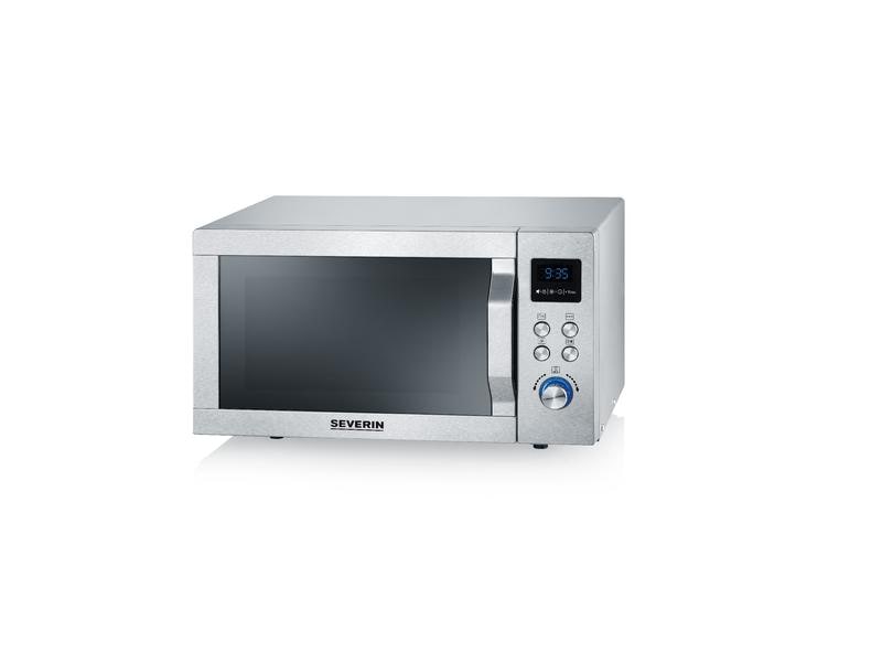 Severin Mikrowelle mit Grill MW7774 Grau Mikrowelle mit einer Leistung von 900 W