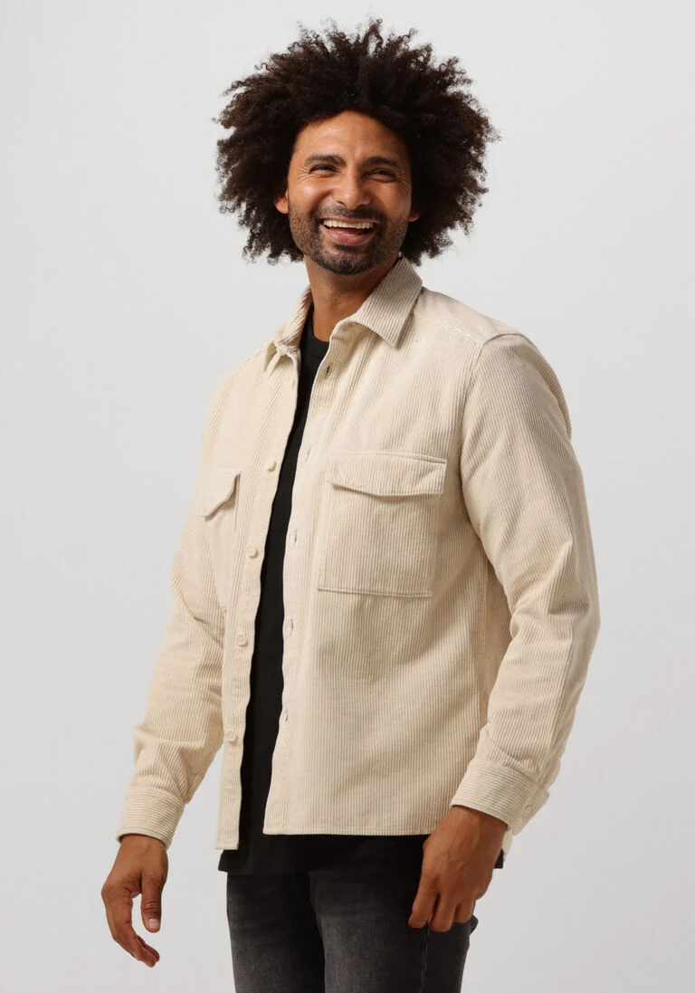 DRYKORN beige drykorn overshirt gunray