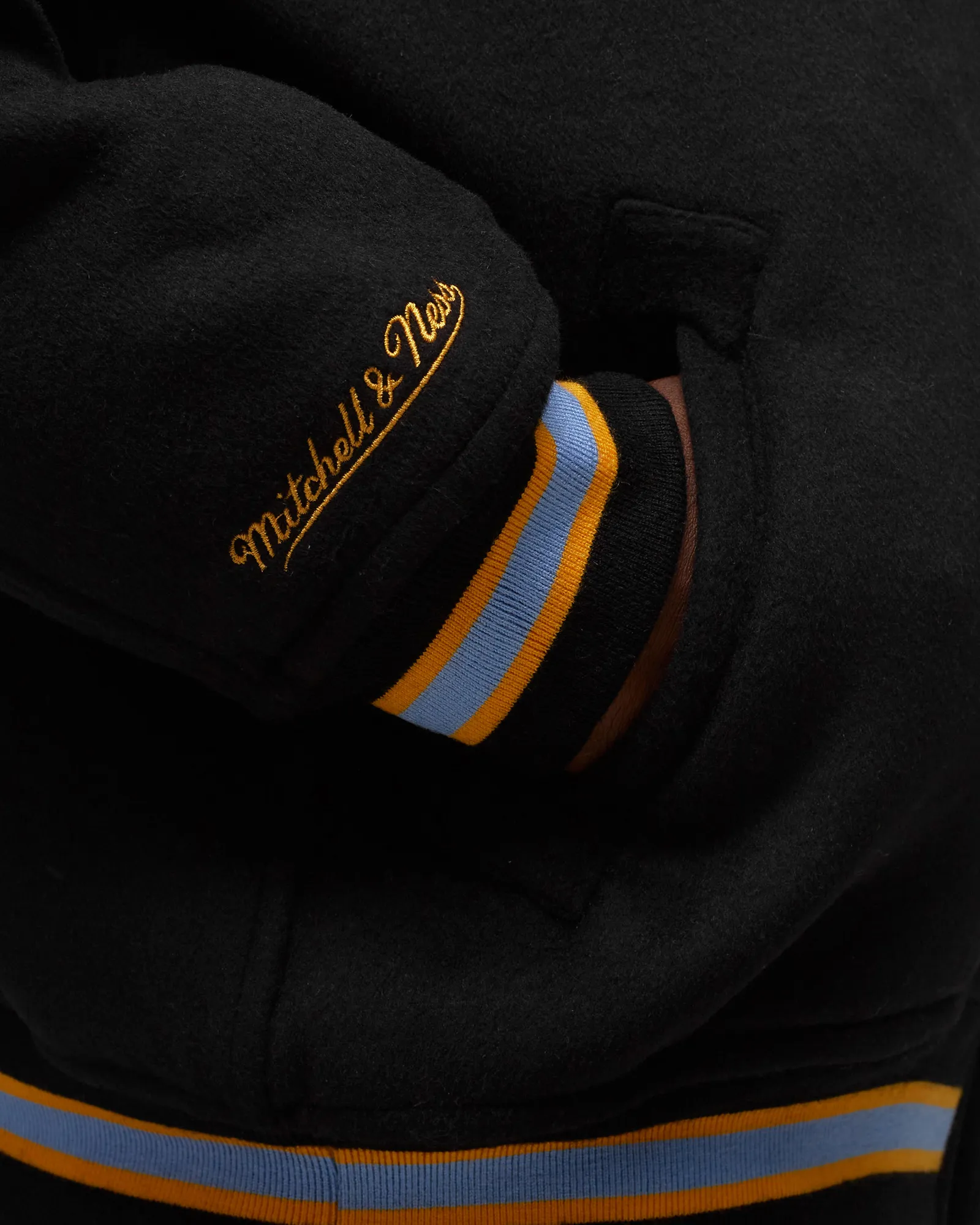 Mitchell & Ness NBA Minneapolis Lakers Hardwood Classics Wool Varsity Jacket