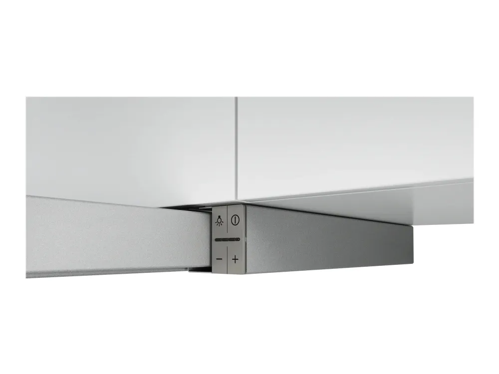Bosch Serie | 4 DFM064A53 - Hætte - teleskopisk - Niche - bredde: 60 cm - dybde: 30 cm - udtrækning og recirkulation (-) - med intern motor - metalsølv