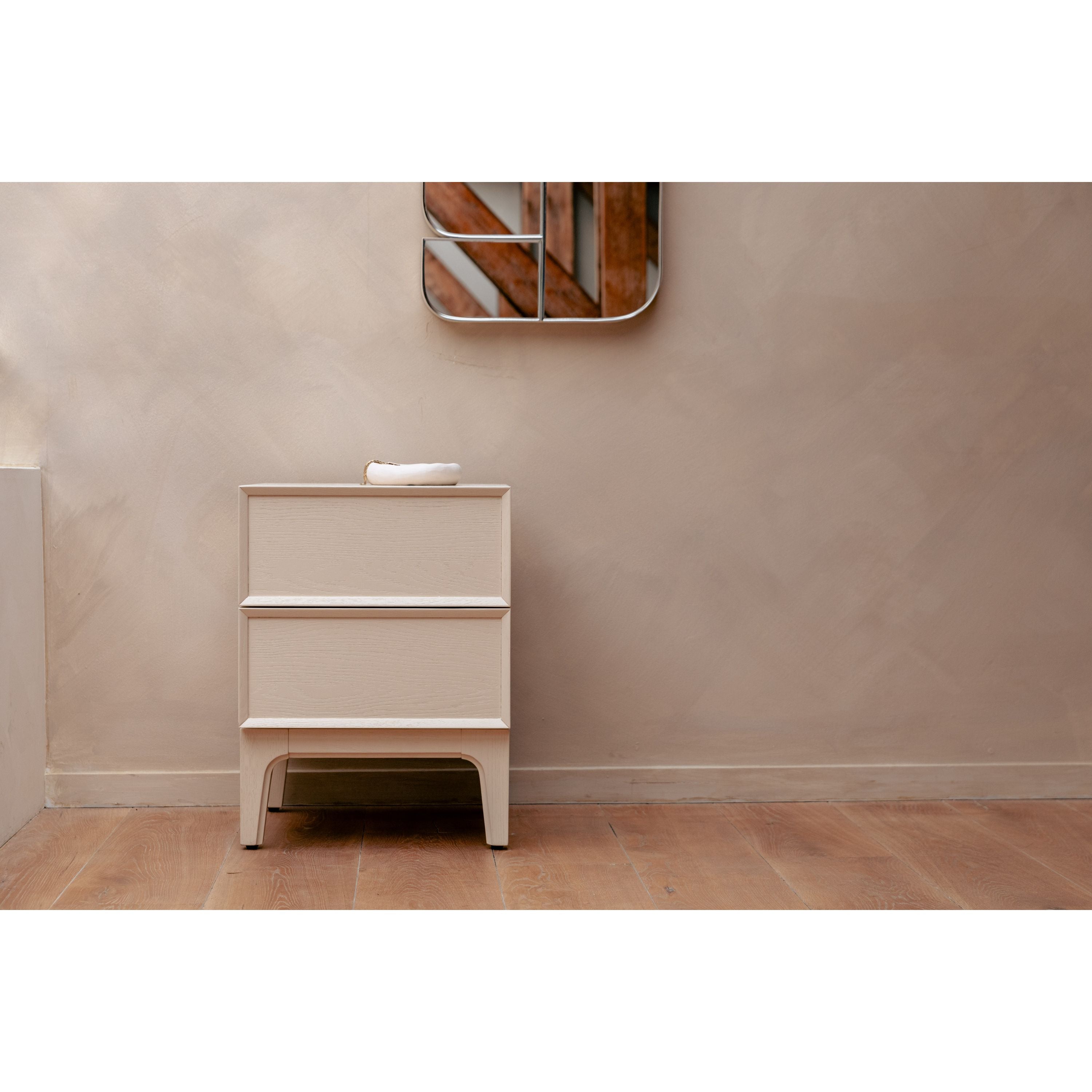 Zuiver June Nachtkastje| Bijzettafel Hout Beige