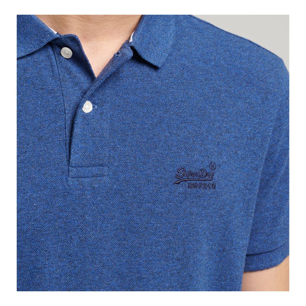 Superdry CLASSIC PIQUE - Polo Homme bright blue marl