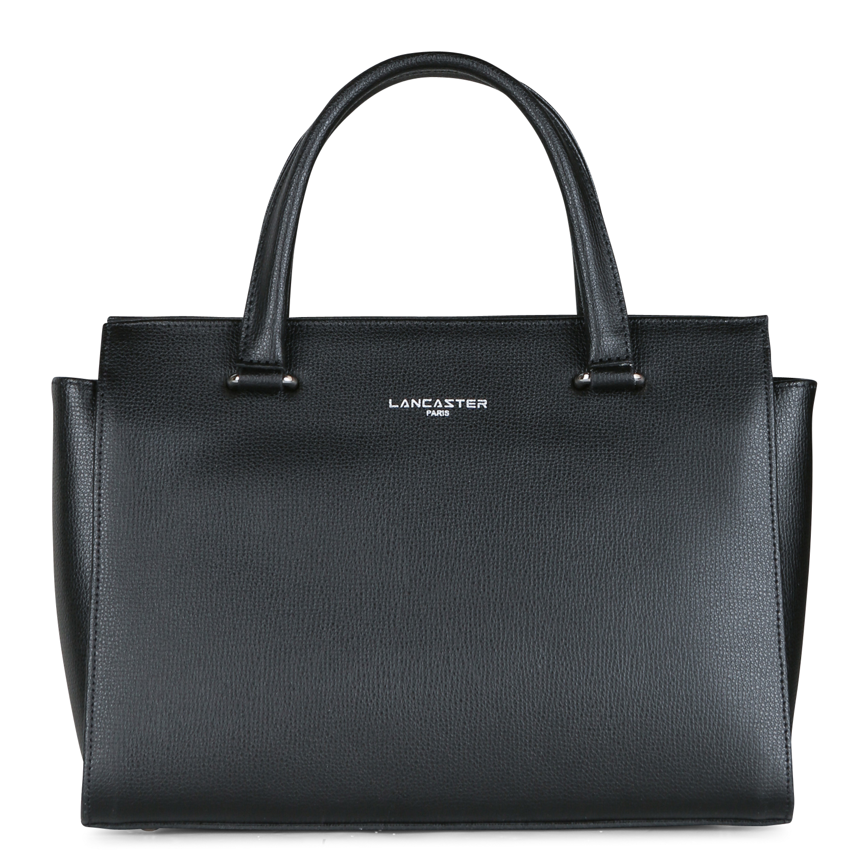 SIERRA - Sac cabas en cuir grainé| Noir