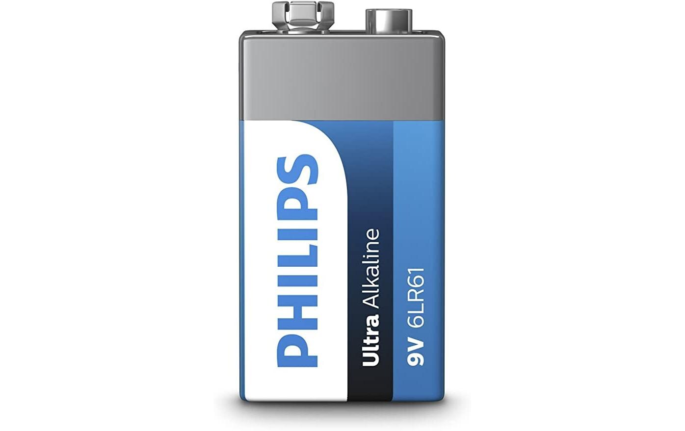 Batterie Ultra Alkaline 9V E-Block , 1 StückAlkaline 9 V Batterie für Geräte mit hohem Stromverbrauch