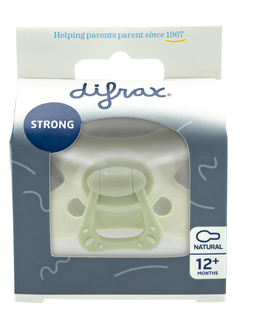 Difrax Fopspeen Natural 12  Maanden SE Lime Emerald 1ST