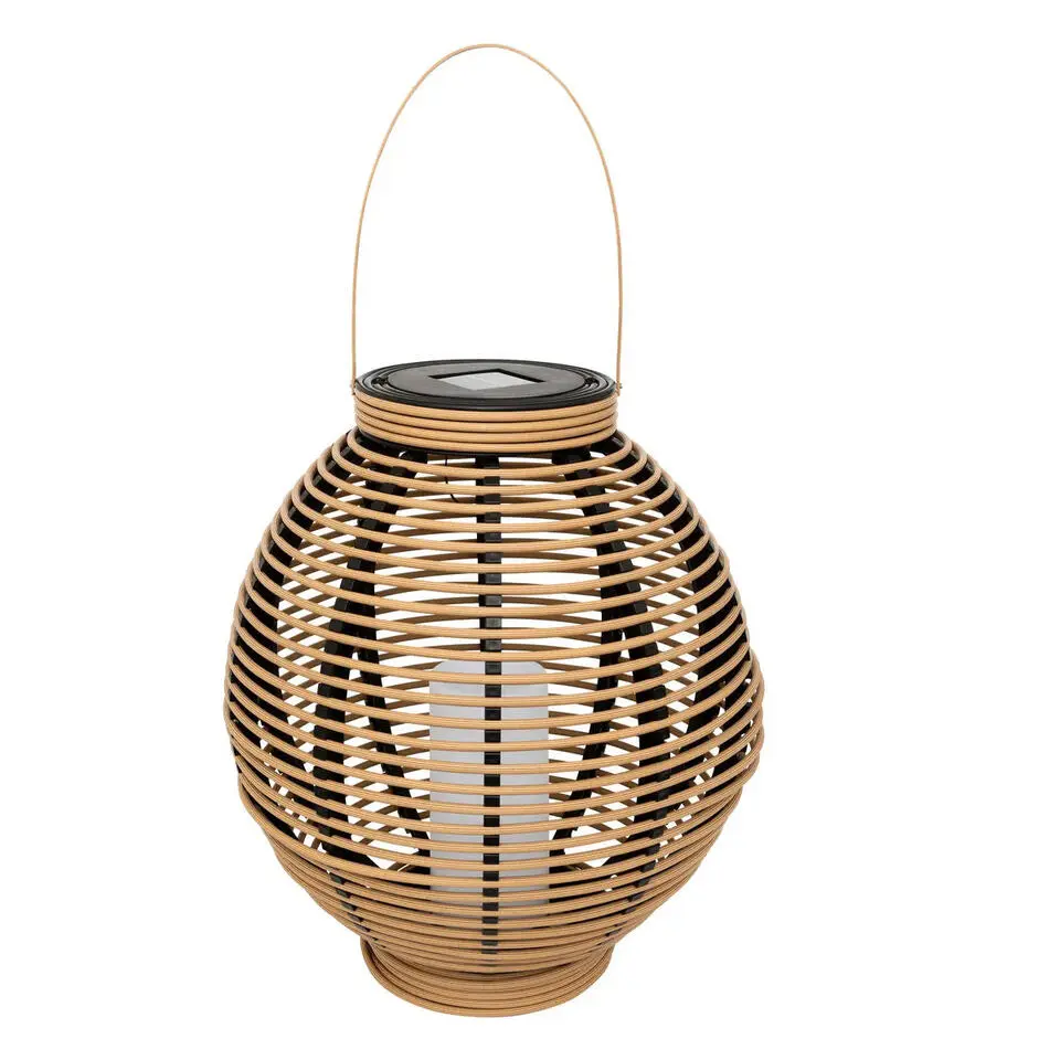 Atmosphera solar lantaarn - rotan - 38 x 43 cm