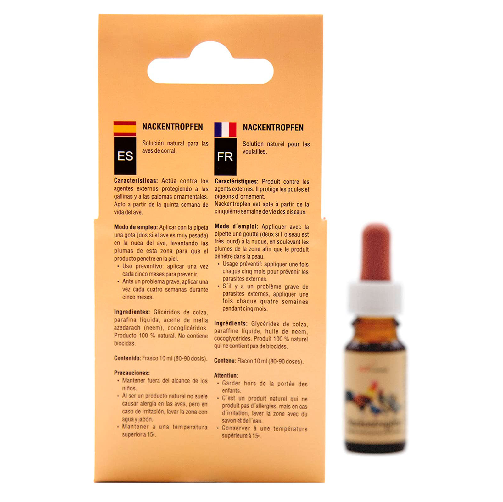 Finca Casarejo Nackentropfen vermífugo natural para aves