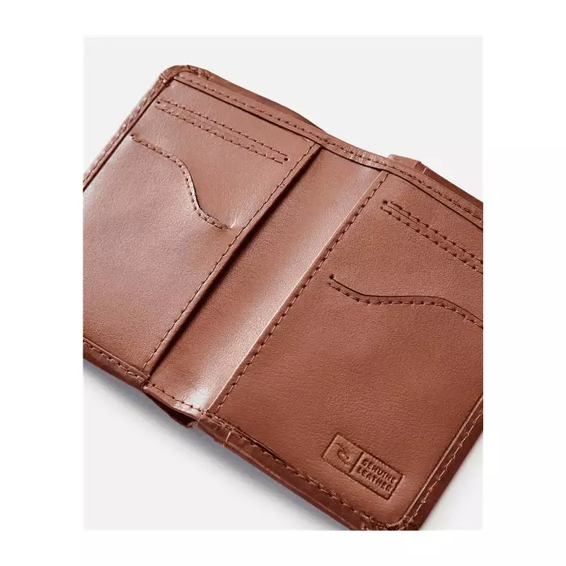 Portefeuille RIPCURL Searchers Portrait Rfid Slim Brown