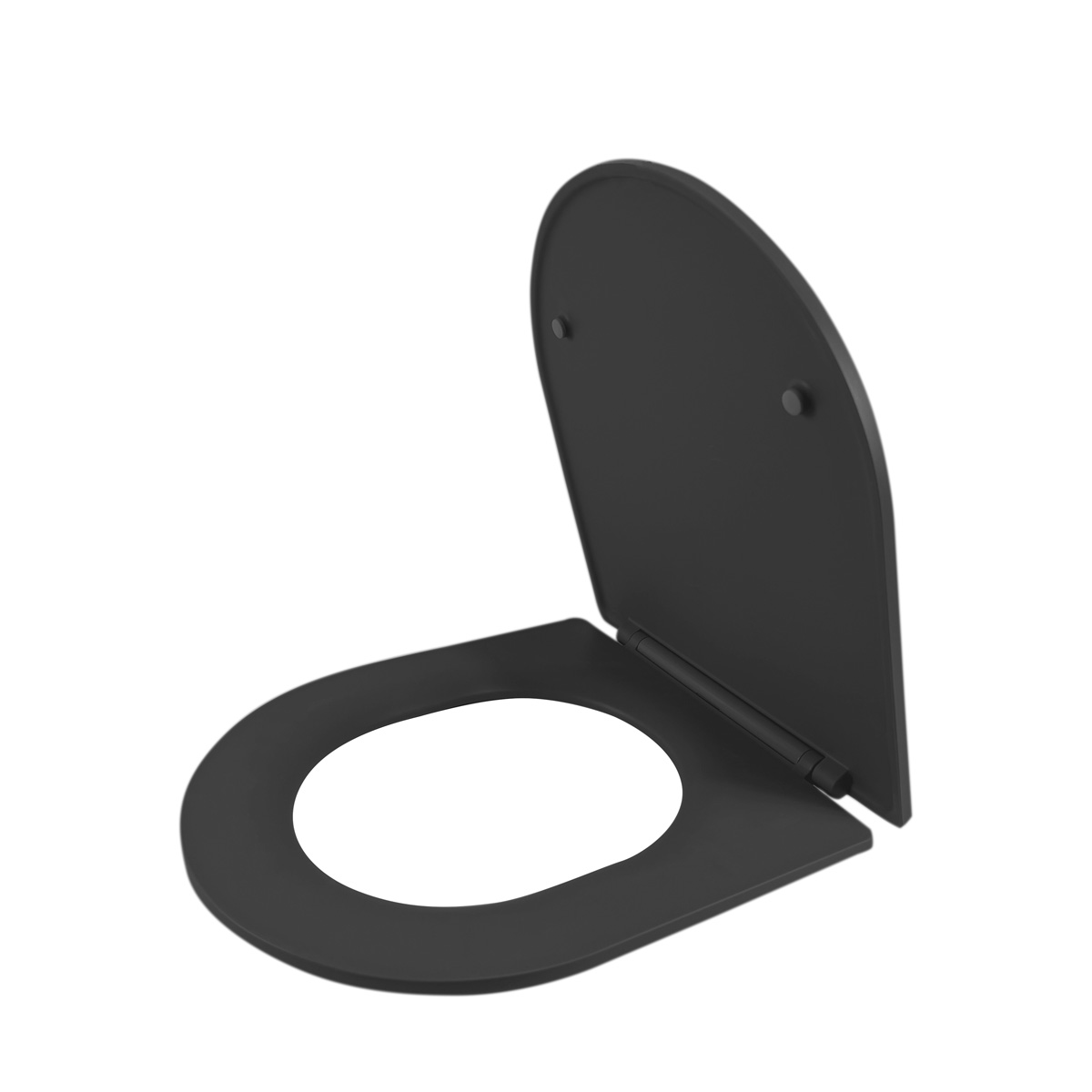 Saniclear Itsie softclose toiletzitting mat zwart