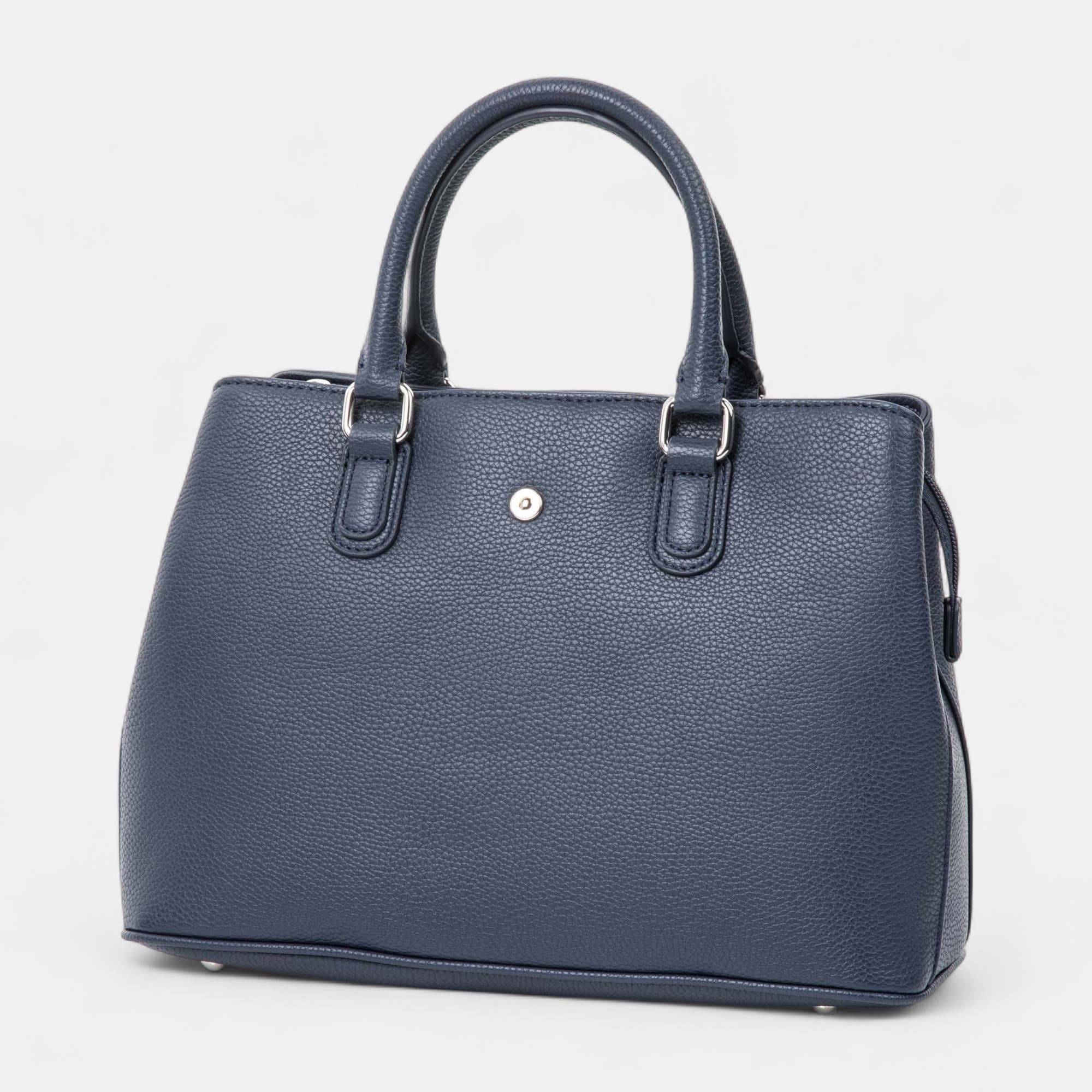 Sac à main bleu marine