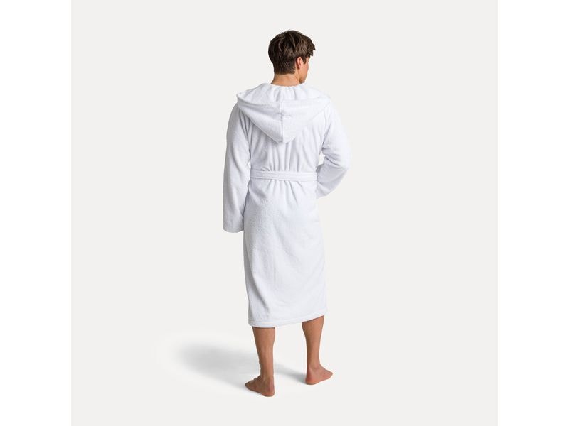 Möve Bademantel Superwuschel XL, Weiss Kapuzenmantel