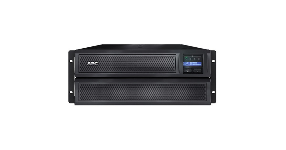 APCSmart-UPS X SMX3000HV Noodstroomvoeding ups  (Zwart, 3000VA, 8x C13, 2x C19 uitgang, USB, short depth)