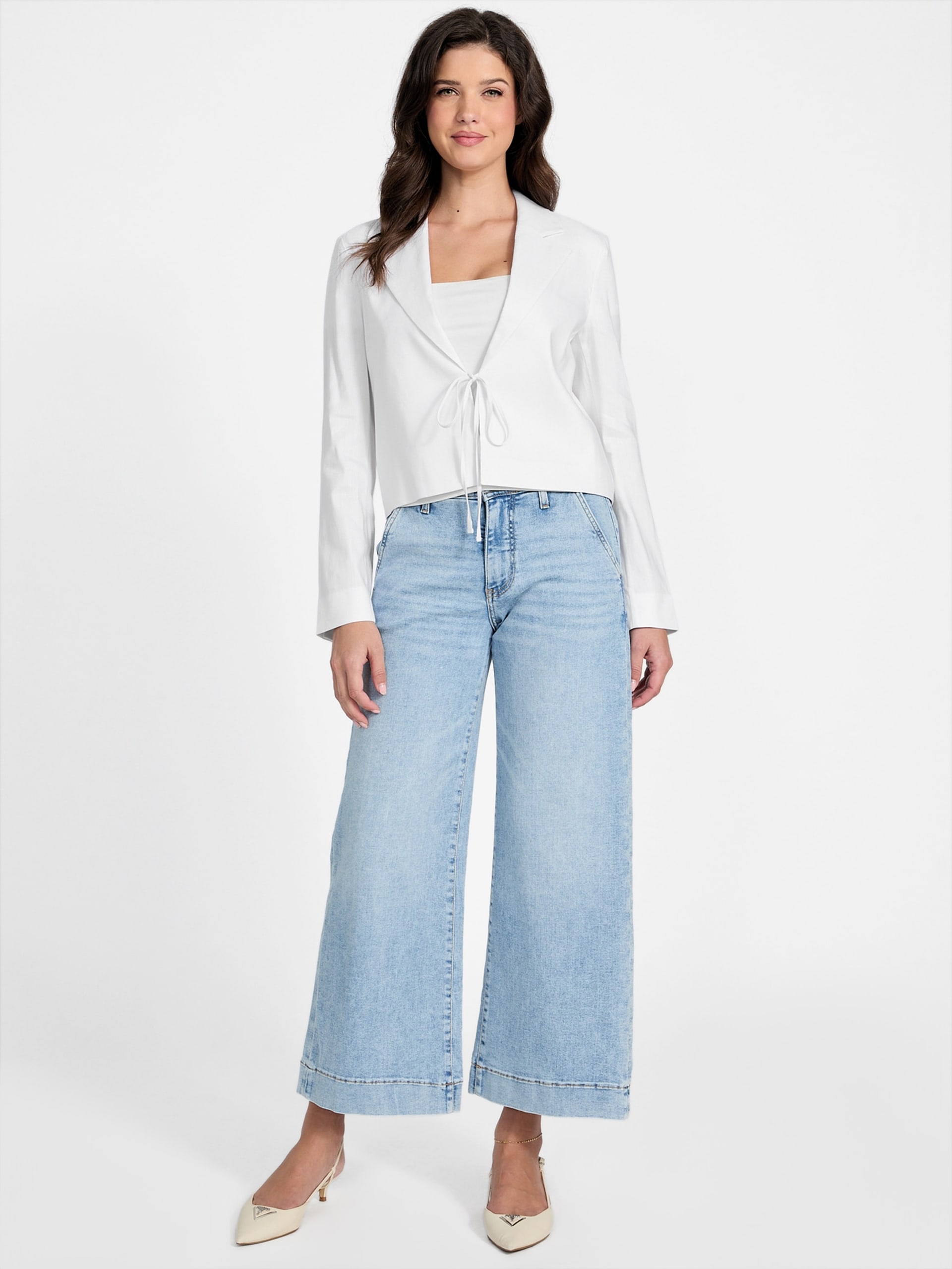 Blazer cropped Eco Linden
